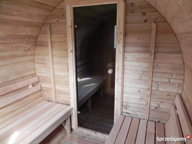 Sauna ogrodowa sauna beczka 4m z piecem Płock sprzedam