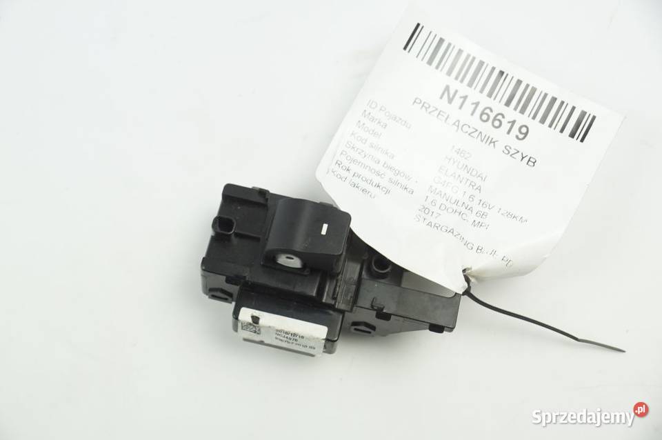 93575F2010 ELANTRA VI PRZEŁĄCZNIK SZYB Lipno sprzedam