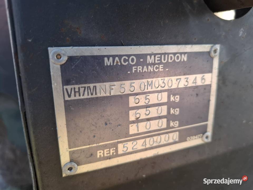 Kompressor śrubowy Maco Sullair ms21 Pozostałe Łęki Dolne