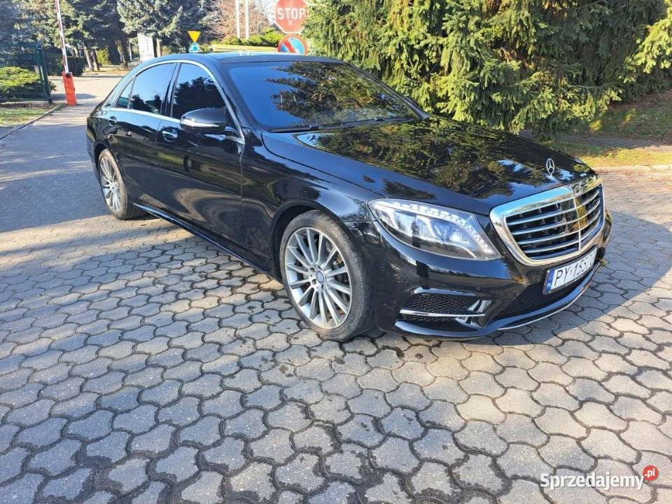 Mercedes S KLASA 550 AMG LONG 55 benzyna 466 Rok produkcji 2016 wielkopolskie Poznań