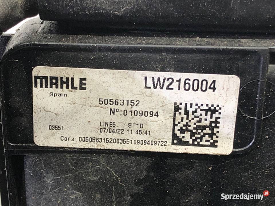 WENTYLATOR CHŁODNICY ALFA STELVIO 20 280