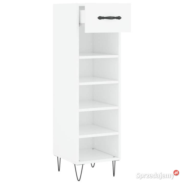 Szafka na buty biała 30x35x105 materiał mazowieckie Warszawa