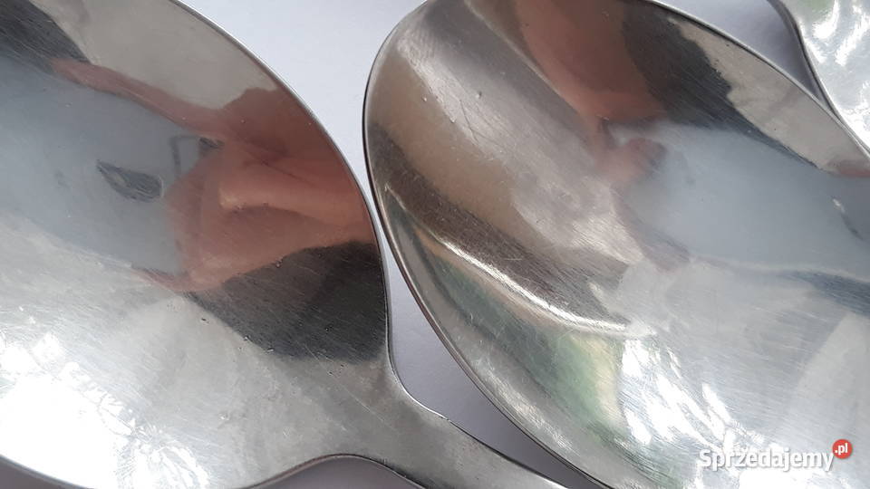 Łyżki 4 KONWALIE Gerlach sztućce PRL Dąbrowa Górnicza