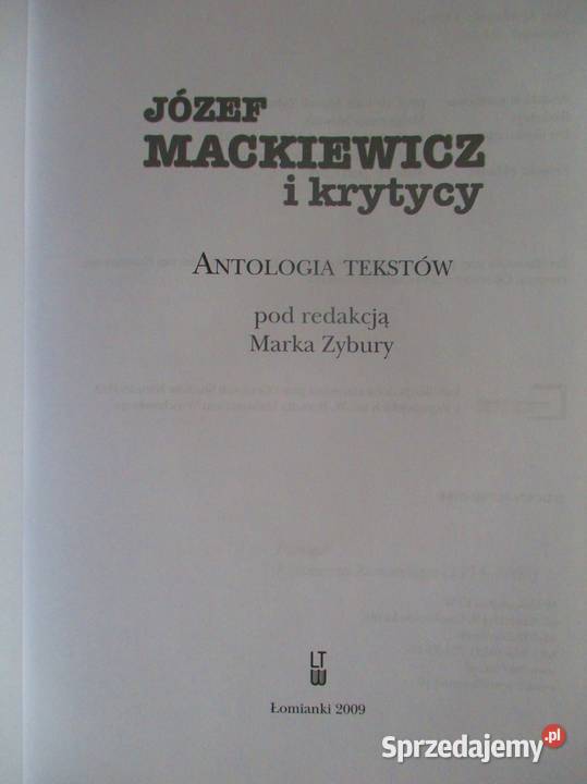Józef Mackiewicz i krytycy Mackiewicz historia Łódź