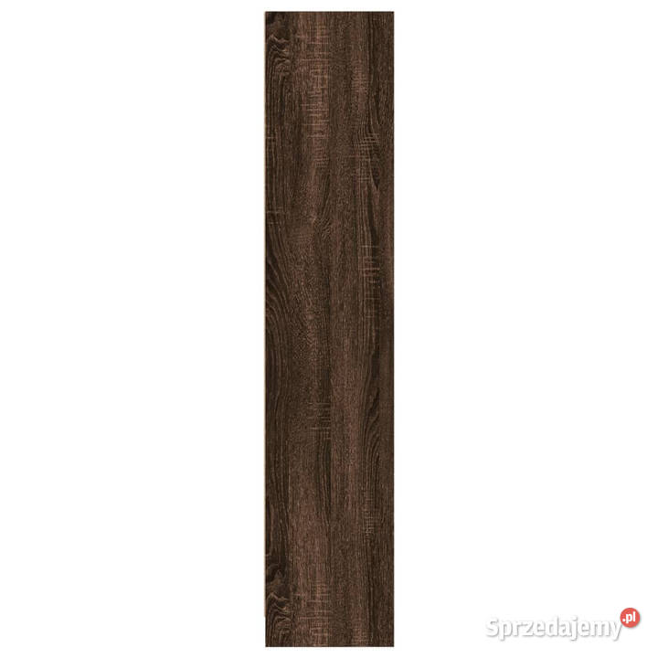 Regał brązowy dąb 57x285x141 materiał Warszawa sprzedam