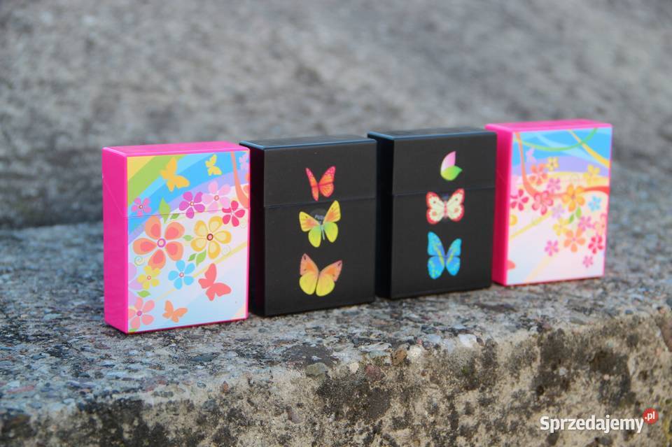 Etui na Papierosy Damskie z Motylami Ochronne na śląskie Ostrowy nad Okszą