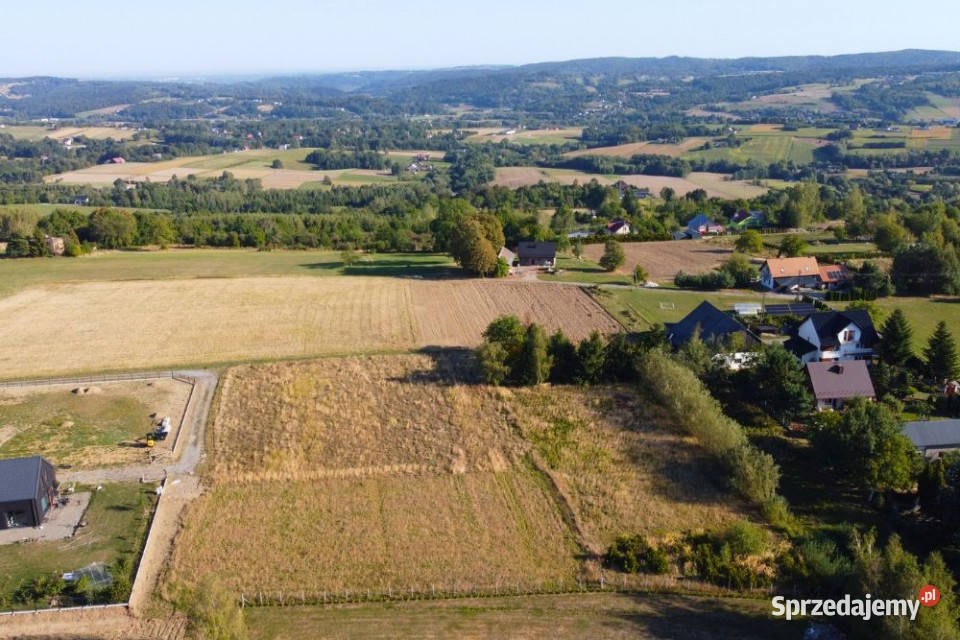Widokowa działka BUDOWLANA 1350 m Zbydniów małopolskie