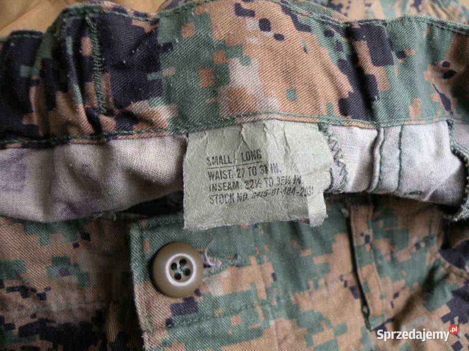 Spodnie MCCUU woodland marpat USMC small long Wrocław