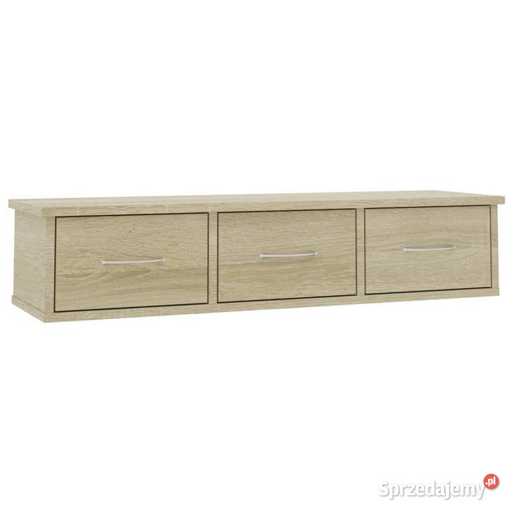Półka ścienna z szufladami dąb sonoma 88x26x185 mazowieckie Warszawa