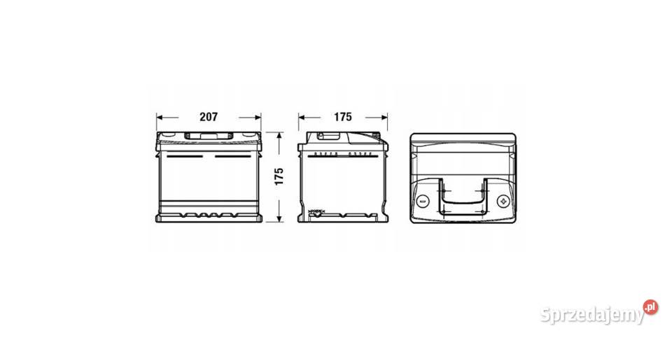 AKUMULATOR CENTRA 12V41AH 370A ST P wym Lublin