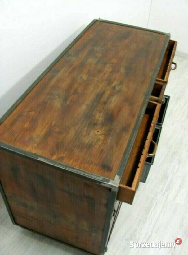 Komoda industrialnabarek szafka loftMeble loft Warszawa