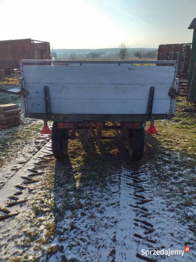 Przyczepa dwuosiowa wywrotka kiper mikrociągnik Zielona Góra sprzedam