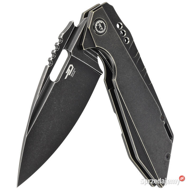 Nóż składany Bestech Shodan Black Titanium Black mazowieckie Warszawa