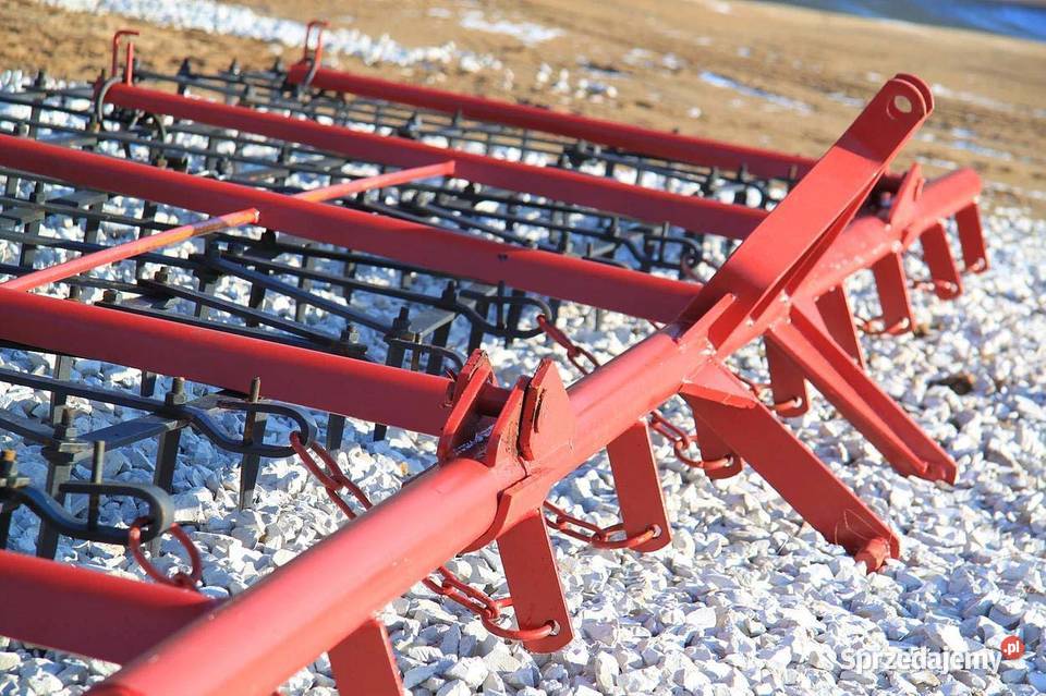 Brona zębowa zawieszana WIRAX 3polowa Zgrabiarki i przetrząsacze podlaskie Rzędziany
