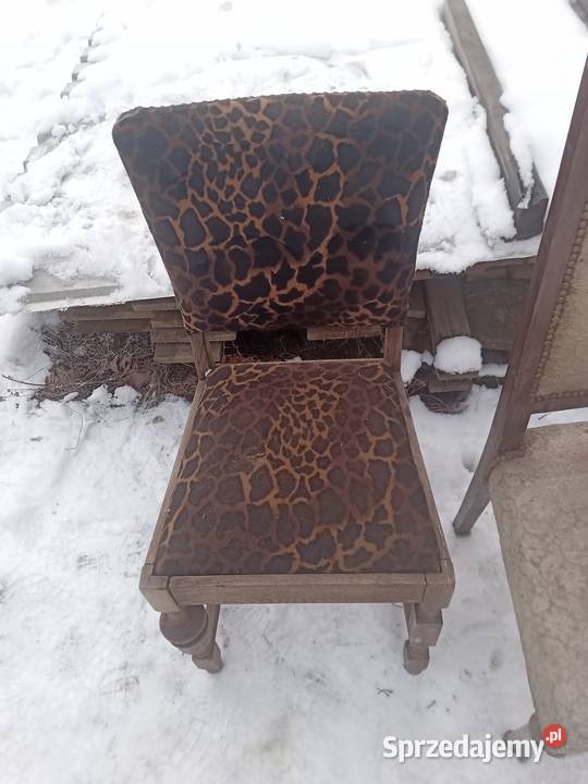 Sprzedam krzesła zabytkowe 1972 mazowieckie Kozłów Biskupi