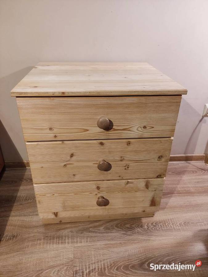 Komoda drewniana sosnowa