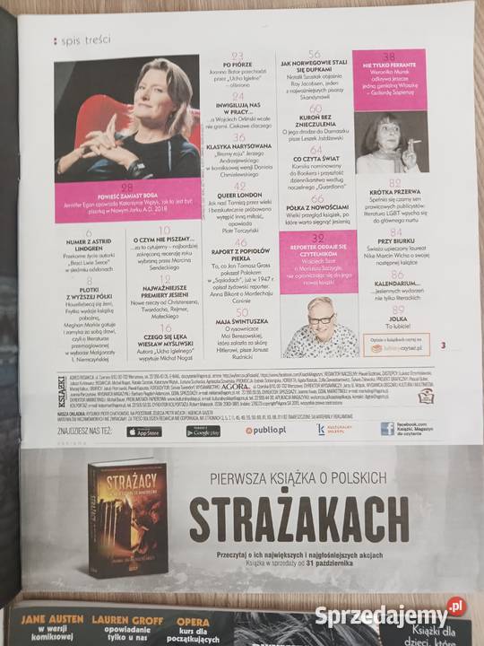 Książki Magazyn do czytania 4 numery Masłowska miesięcznik małopolskie Kraków sprzedam
