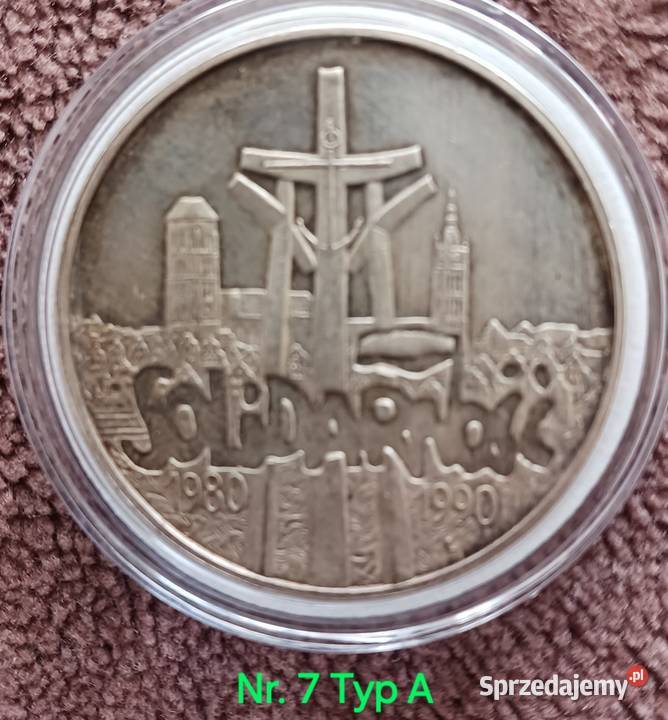 100 000 Solidarność 1990 r Typ A 7 oryginał wielkopolskie