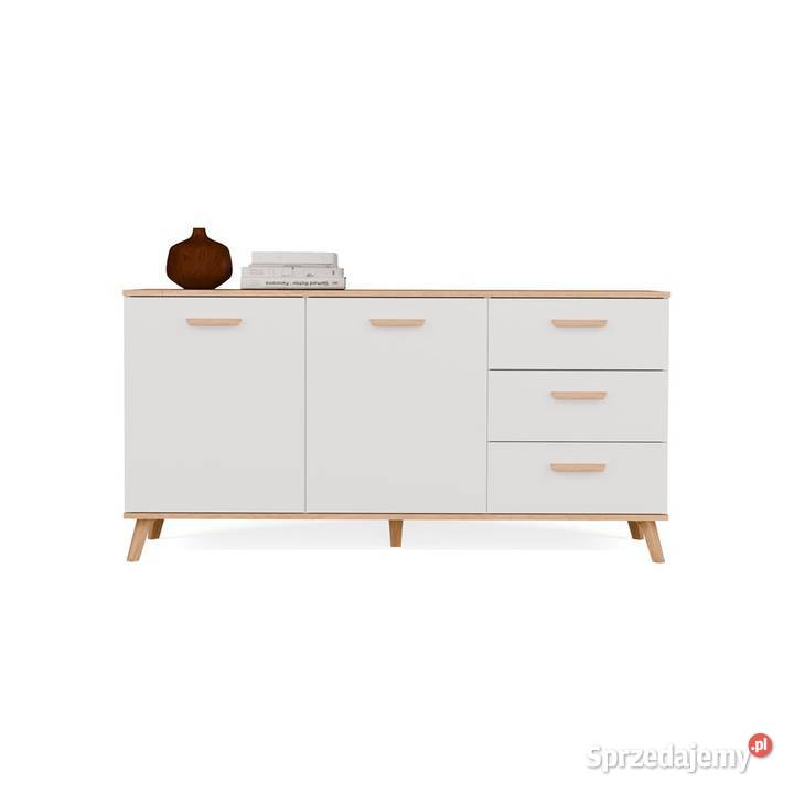 Komoda OLYMPO 2D3S BIAŁA DĄB ARTISAN opolskie