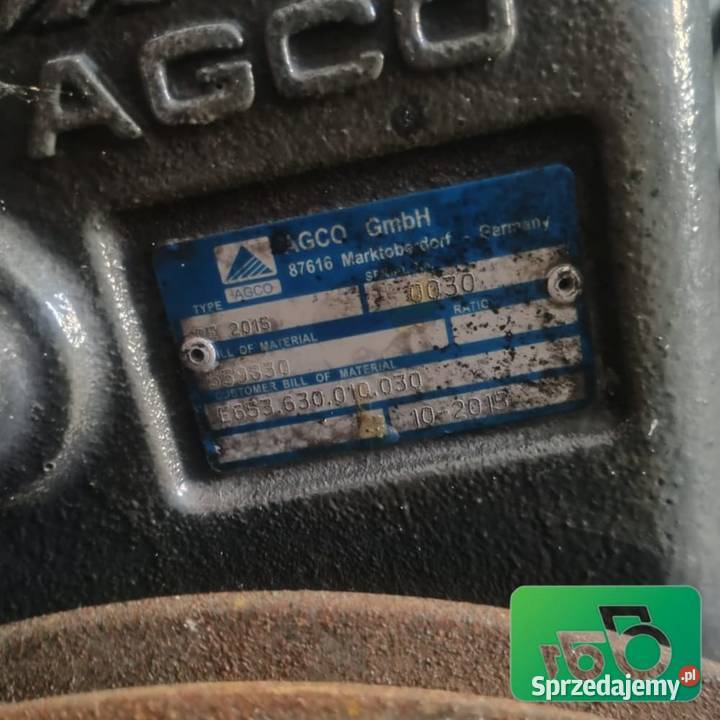 Silnik RollsRoyce MTU 12V 1600 C60 Fendt Katana wielkopolskie Wilkowo