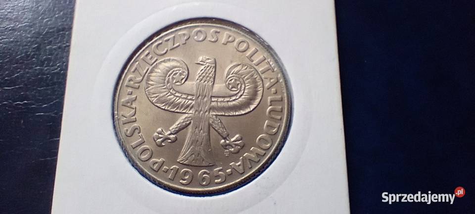 Stare monety 10 złotych 1965 Kolumna Polska 1 Lesko sprzedam