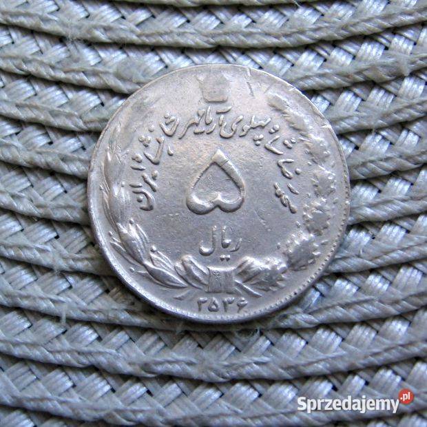 Iran 5 Rialów 1977r