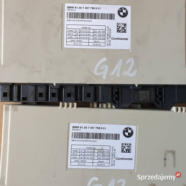 BMW 730LD G11 G12 MODUL STEROWNIK FOTELA 7467798