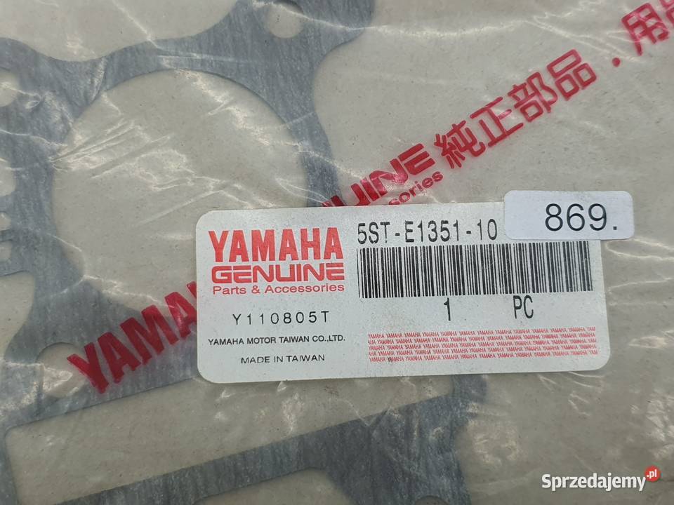 YAMAHA NEOS 0918 USZCZELKA CYLINDRA 5STE135110 Uszczelki silnika i osprzętu Janowice