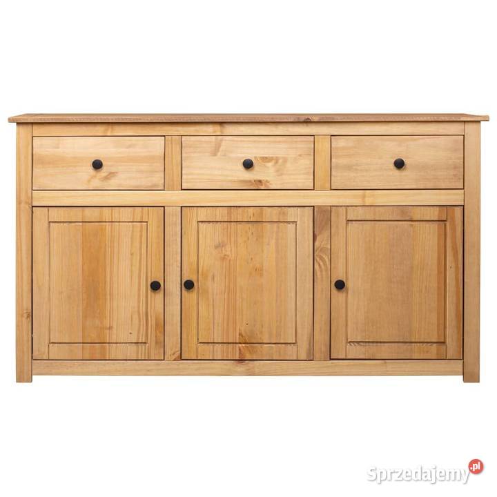 Szafka 135x40x80 lite drewno sosnowe seria Warszawa