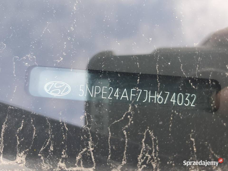 2018 HYUNDAI SONATA SE Sonata Częstochowa