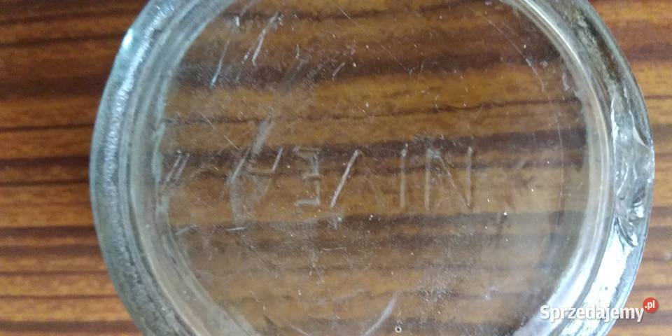 Szklane pudełeczko kremie Nivea z 1935r Snopków sprzedam
