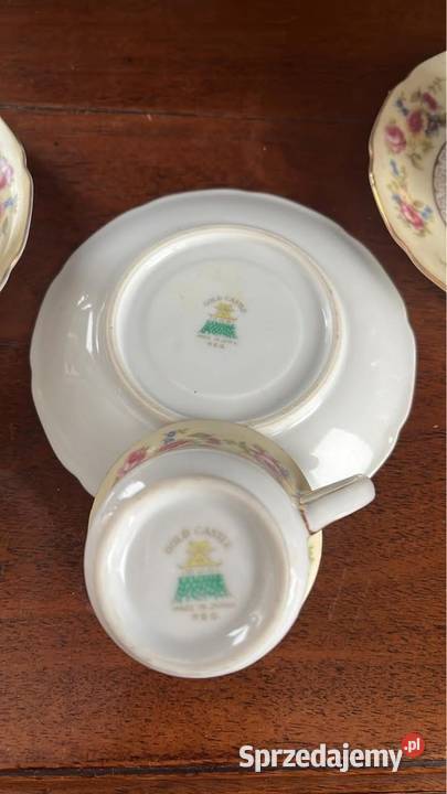 Fliżanka do mokki Gold Castle japońska porcelana pomorskie Gdańsk