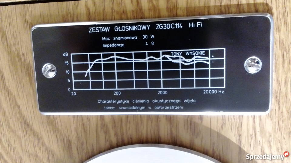 Unitra Tonsil kolumny ZG 30 C 114 4 HiFi Ostrów Mazowiecka