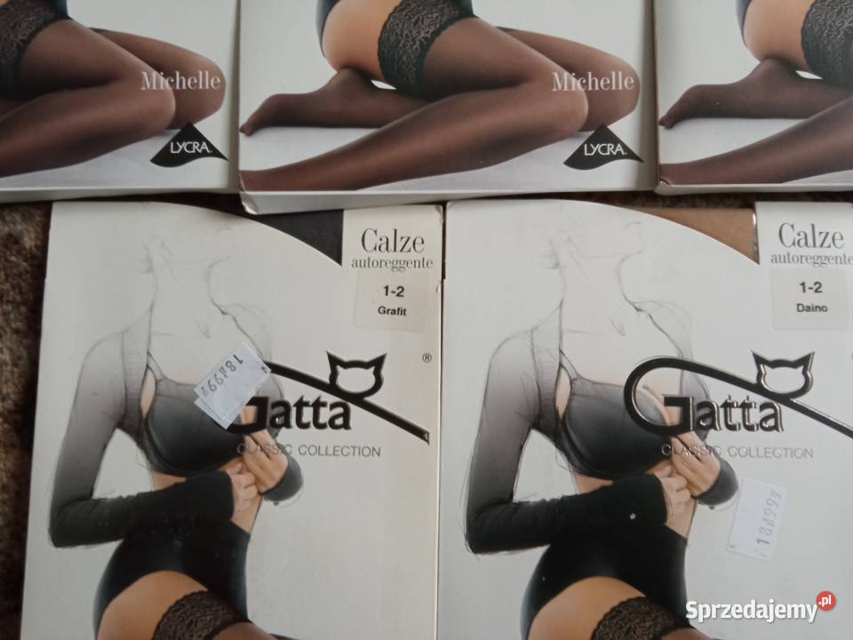 pończochy damskie gatta lycra XS S 5 sztuk Pozostałe Turobin