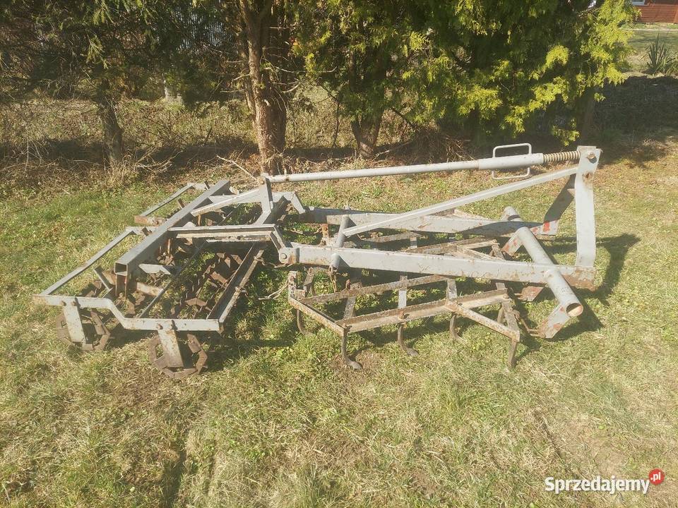 Agregat uprawny 18m brona ciężka podwójnyly Blizne