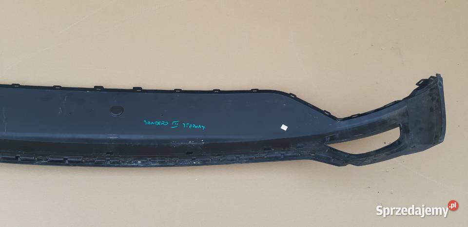 DACIA SANDERO III DOKŁADKA ZDERZAKA TYŁ SPOILER Karoseria Bieleń