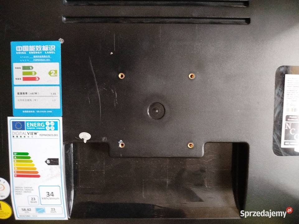 Monitor 23 cale DigitalView POPMON23001 HDMI małopolskie Oświęcim