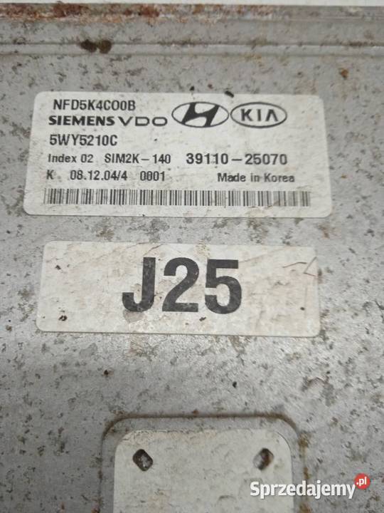 KOMPUTER SILNIKA 3911025070 Hyundai Sonata V sprzedam