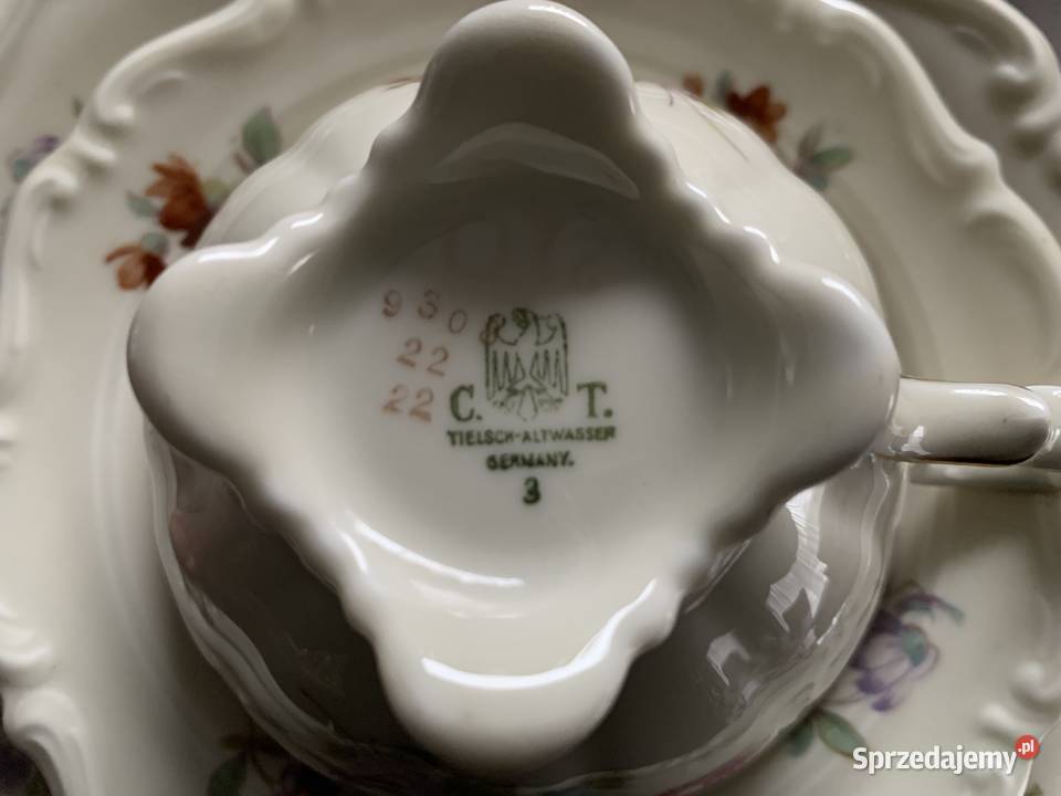 Piękne Trio CT Carl Tielsch Wałbrzych Świebodzice