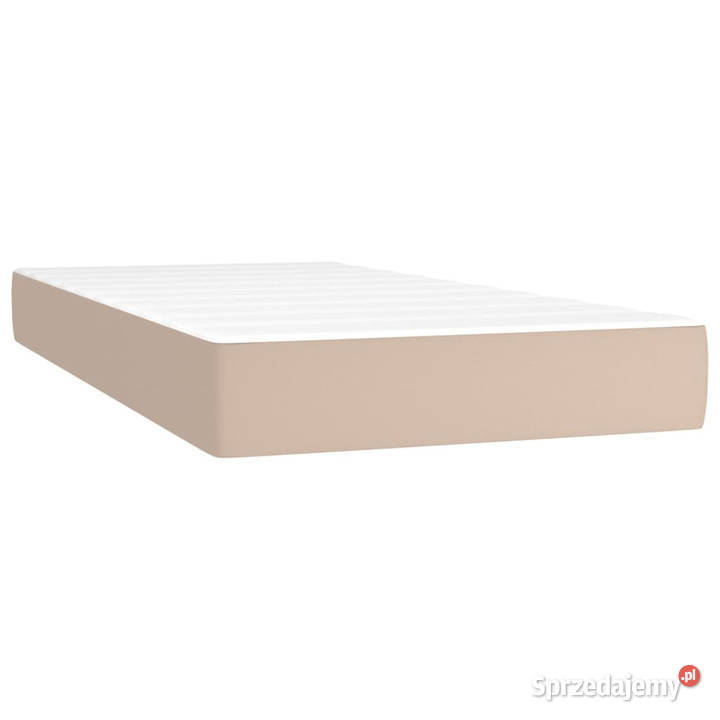 Łóżko kontynentalne materac i LED cappuccino 128cm Warszawa
