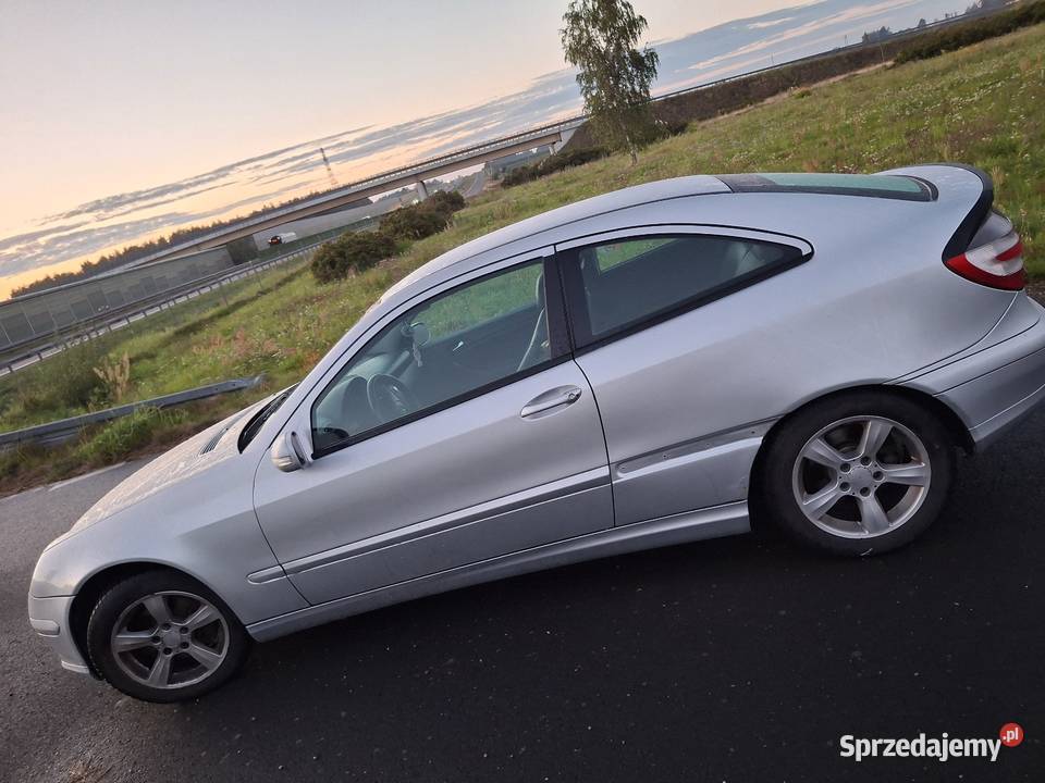 Mercedes w203 sport coupe srebrny Białobrzegi