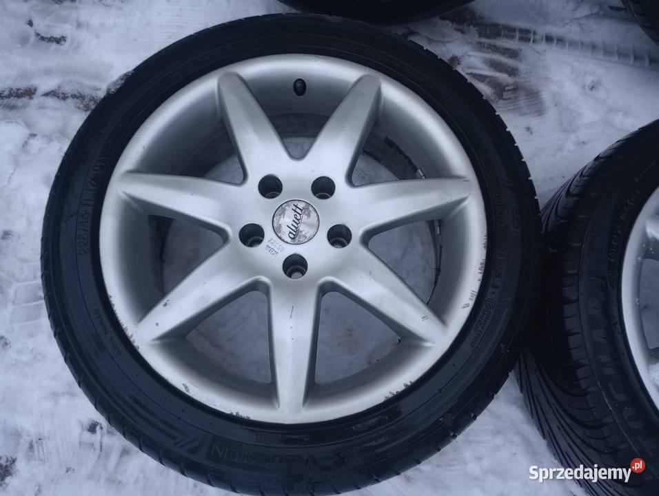 Alufelgi 17 5x112 Mercedes Audi Volkswagen felgi Średnica 17" Samochodowe kujawsko-pomorskie Włocławek