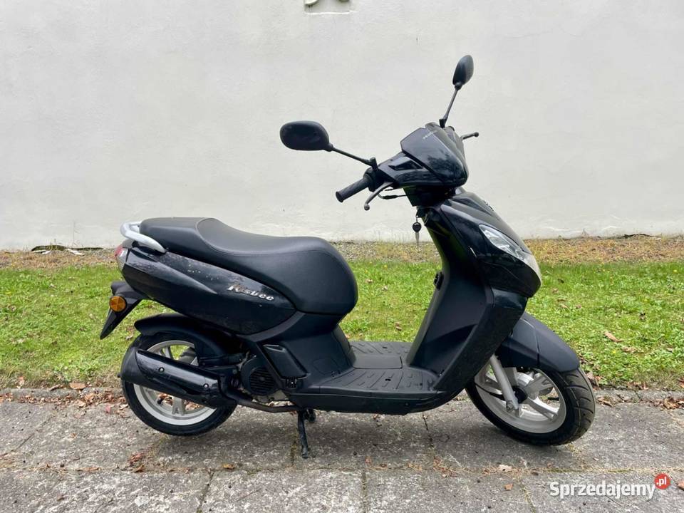 PEUGEOT KISBEE 50 4T 2017R 100 Sprawny Niski Pilzno