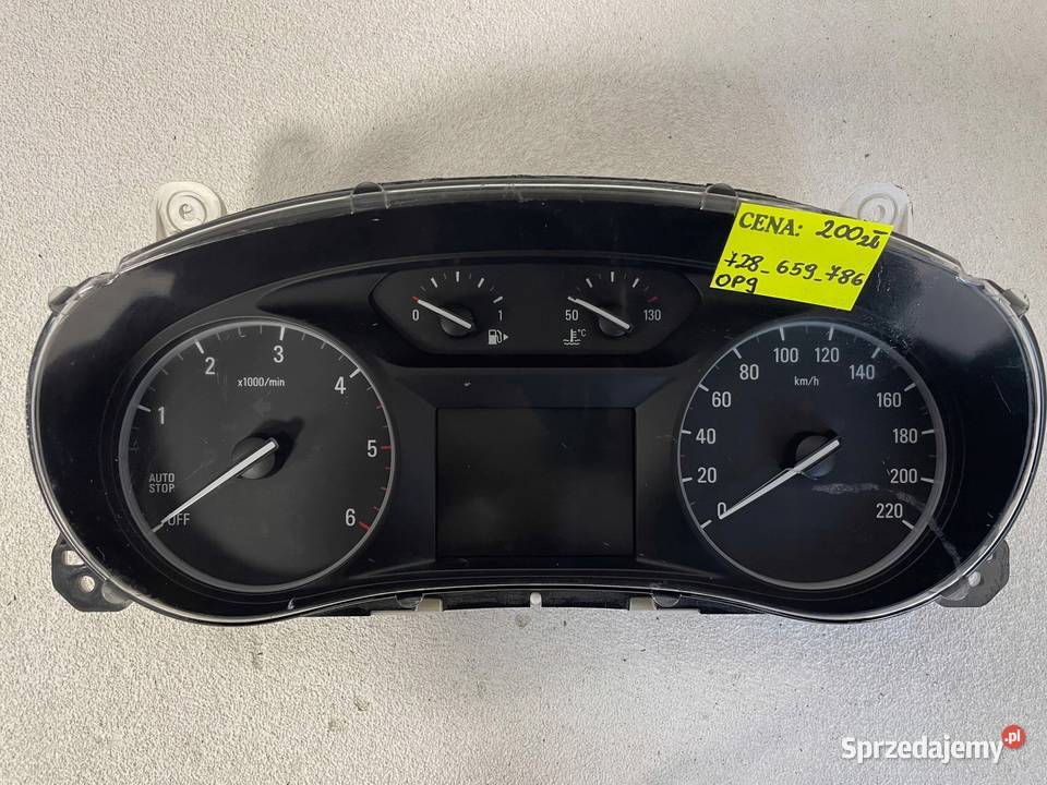 LICZNIK ZEGARY OPEL MOKKA MERIVA CORSA ASTRA osobowe Warszawa