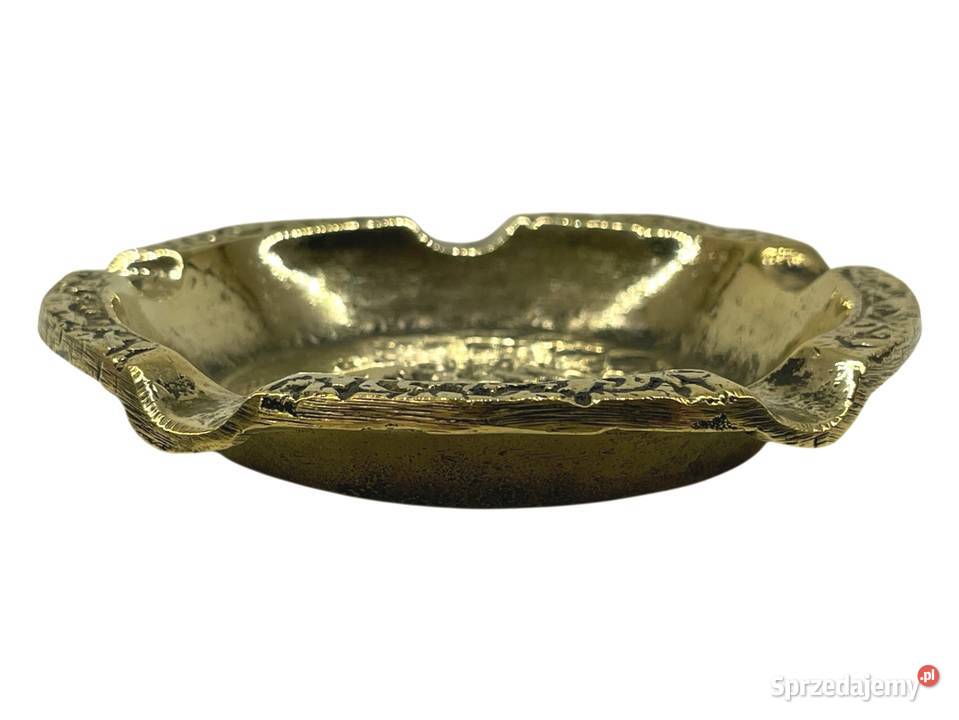 Mosiężna popielniczka Oberża Kraków