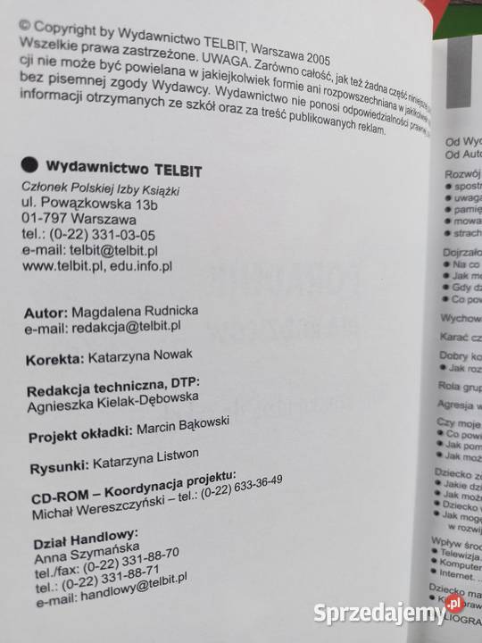 Moje Dziecko Poradnik Dla Rodziców Moje dziecko idzie do szkoły poradnik dla rodziców książki Warszawa