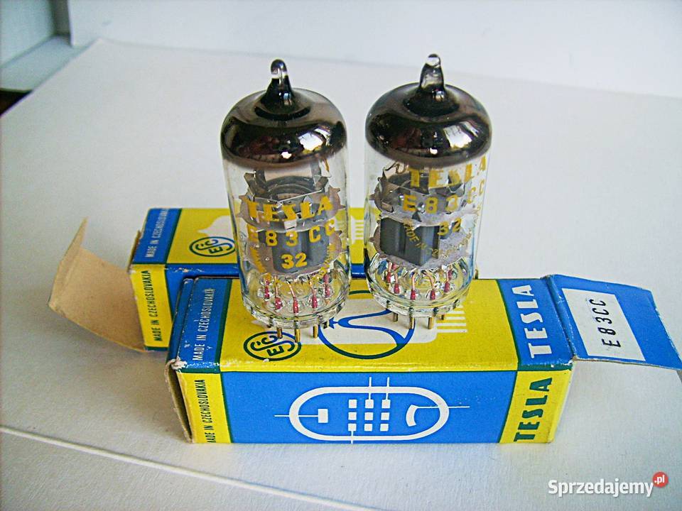 E83cc Ecc803s 12ax7 Tesla Gold Pin dobrana PARA Porąbka