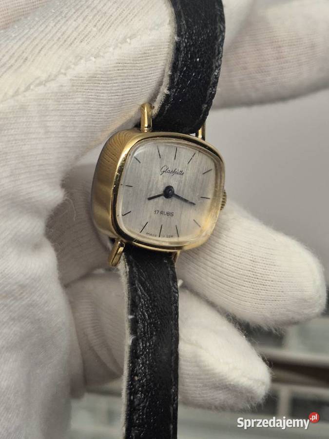 Damski zabytkowy zegarek Glashutte sprzedam