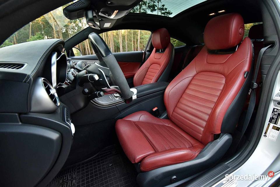 Mercedes C43AMG Coupe 4x4 9G tr ambiente zamiana serwisowany w ASO Wasilków sprzedam