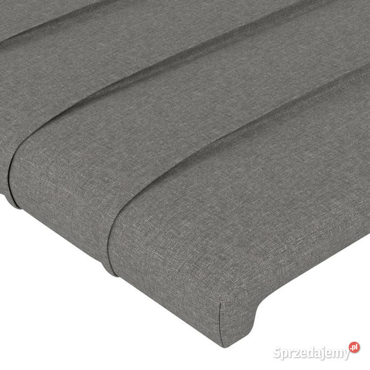 Zagłówek do łóżka z LED ciemnoszary 100x5x7888 Warszawa